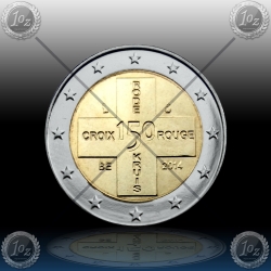 2 EVRO BELGIJA 2014 (RDEČI KRIŽ) UNC